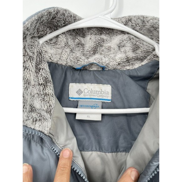 COLUMBIA Women’s  Quilted Jacket Grey Size X-Large - Picture 2 of 6